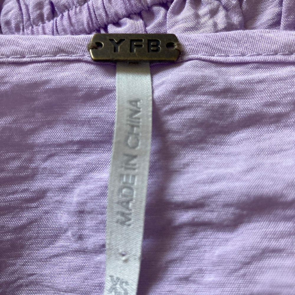 YFB Young Fabulous and Broke Purple Maxi Dress Soft and Silky size XS MARA DRESS - Picture 11 of 14